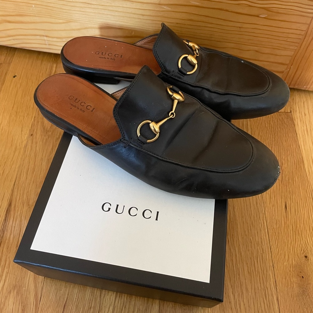 Gucci Princeton leather slipper